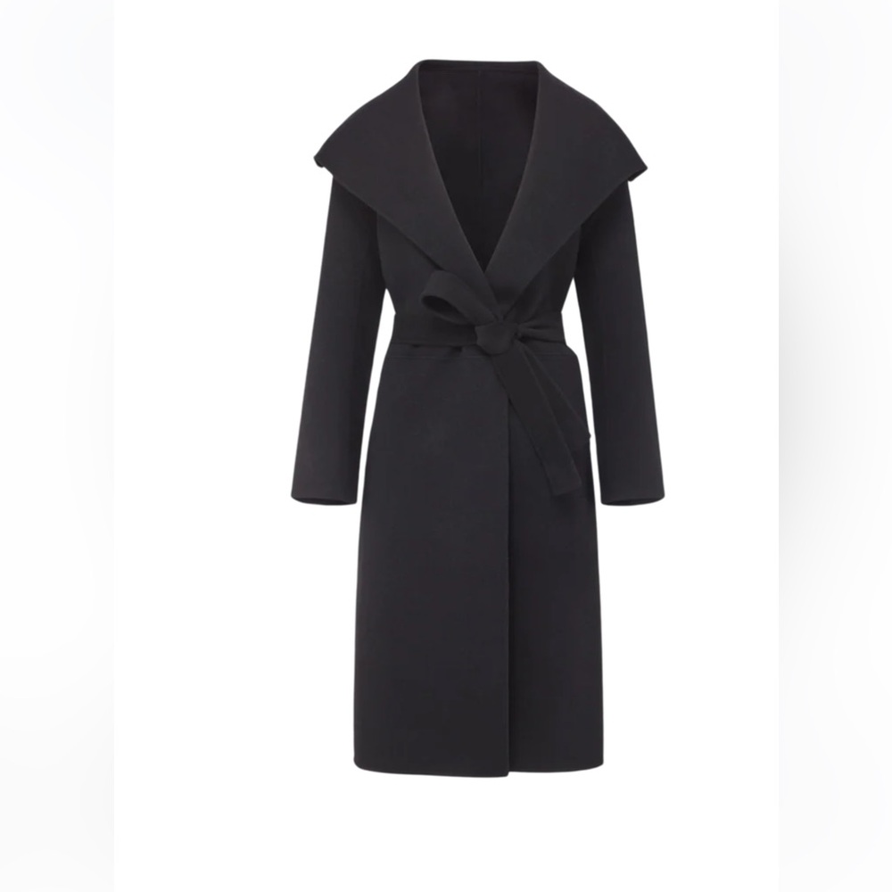 Garin cashmere & wool black coat - brand new 50% off original price